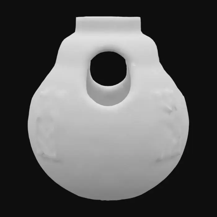3D model for Southwestern style adobe jug with hollow inside and thick walls.  Also add raised diamond pattern to the outside of the part.
