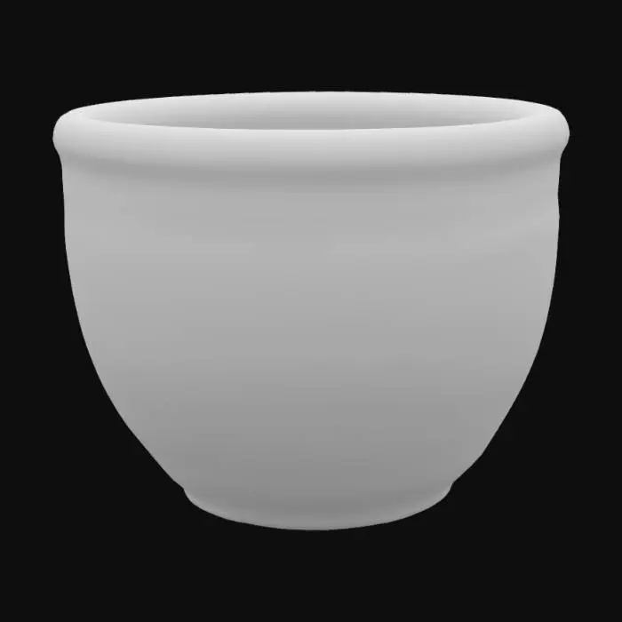 3D model for Southwestern Native American adobe style terracotta drinking cup.