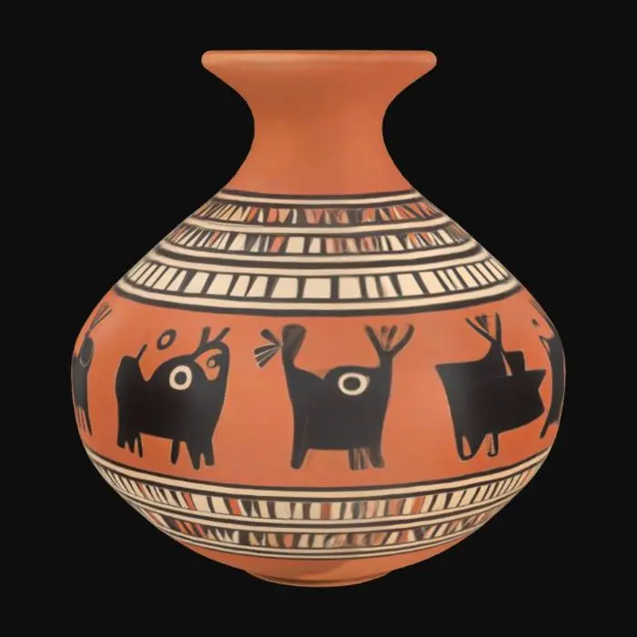 3D model for Hopi style Indian Pottery