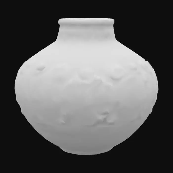 3D model for Oaxaca barra negro pottery