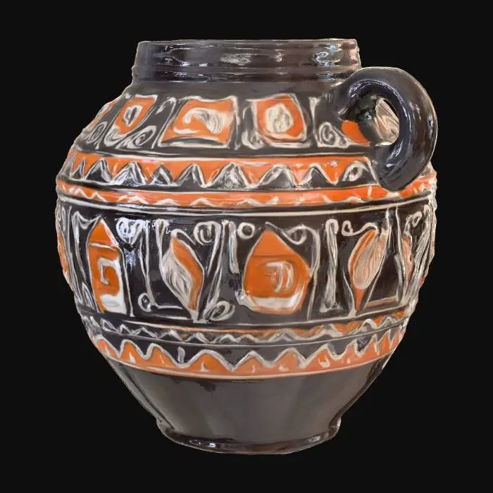 3D model for Barro Negro Mexican Pottery