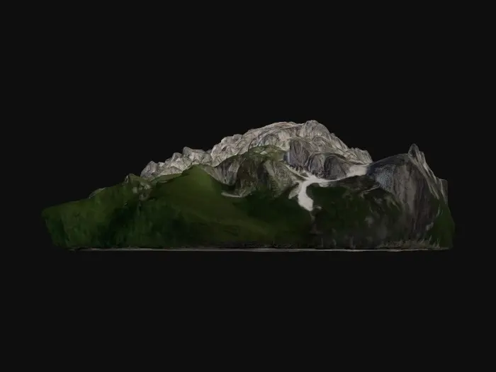 3D model for Craggy Peaks Panorama