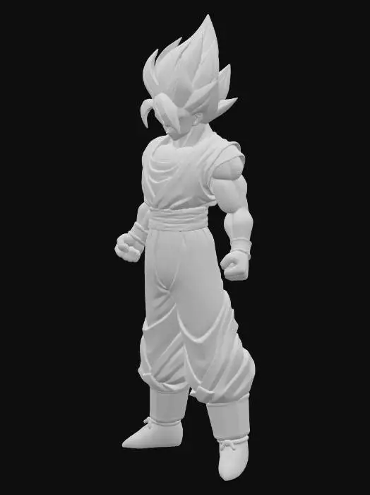 3D model for Super Saiyan Awakening