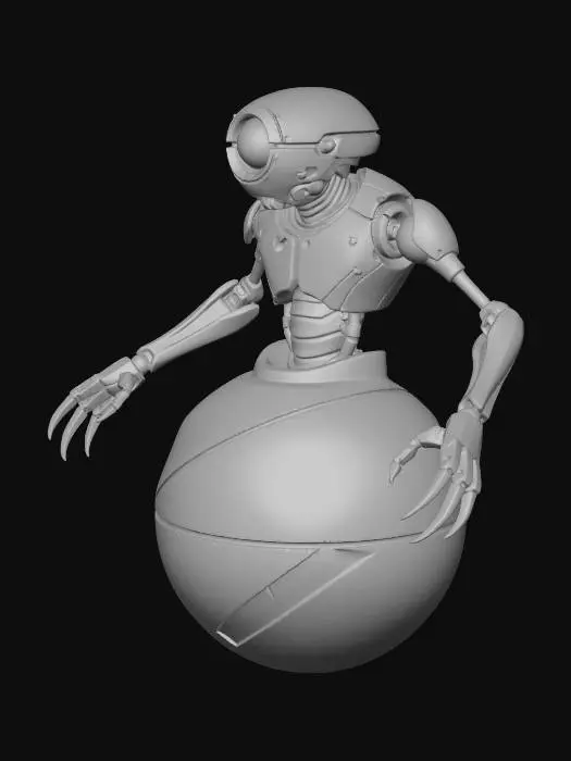 3D model for Crimson Eye Automaton