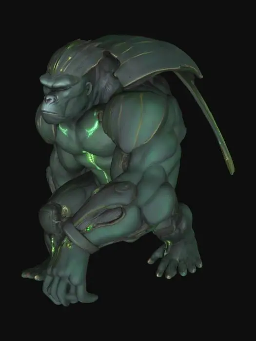 3D model for Emerald Beetle-Hulk