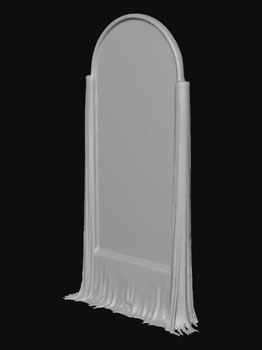 3D model for Golden Cascade Mirror