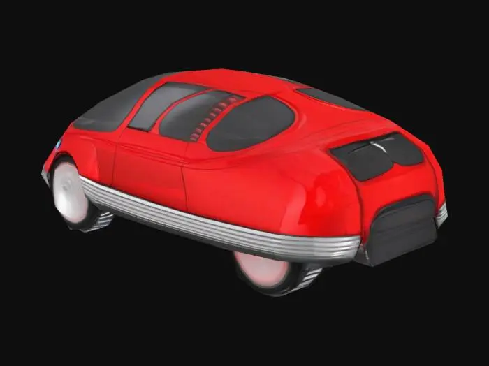 3D model for Futuristic Red Rover