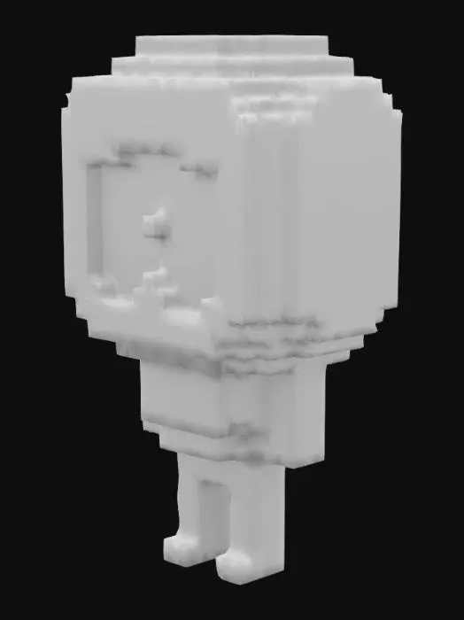 3D model for Frosty Pixel Guardian