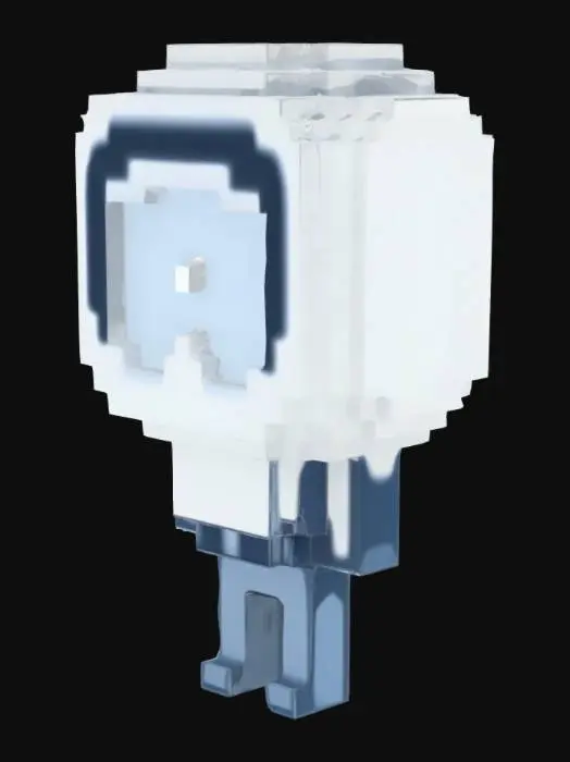 3D model for Frosty Pixel Guardian