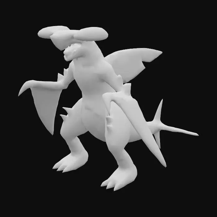 3D model for Garchomp Fan Art