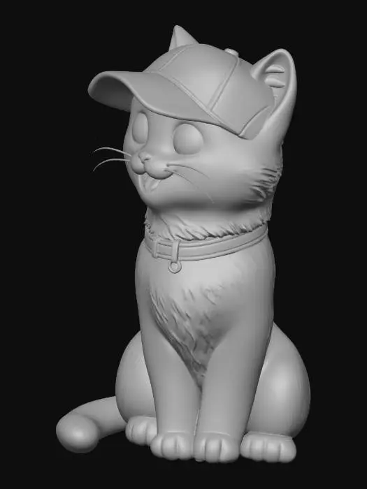 3D model for Cool Cat Cap