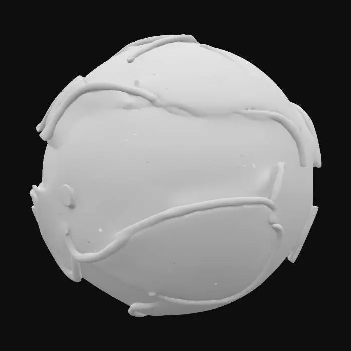 3D model for Create a 3D stylized floating orb named “Helix”, designed as an AI companion for a futuristic Roblox game. The orb should have a smooth, polished surface with glowing blue and white accents that pulse softly, indicating its active state. Incorporate subtle rotating helix-like light patterns wrapping around the orb’s circumference. The orb should look friendly yet high-tech, with small antenna-like sensor nodes and faint holographic projections emitting from its core. Make it compact and lightweight-looking, suitable to float steadily next to the player character as a helpful assistant.