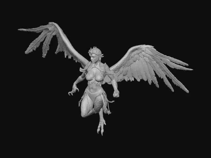 3D model for Winged Guardian