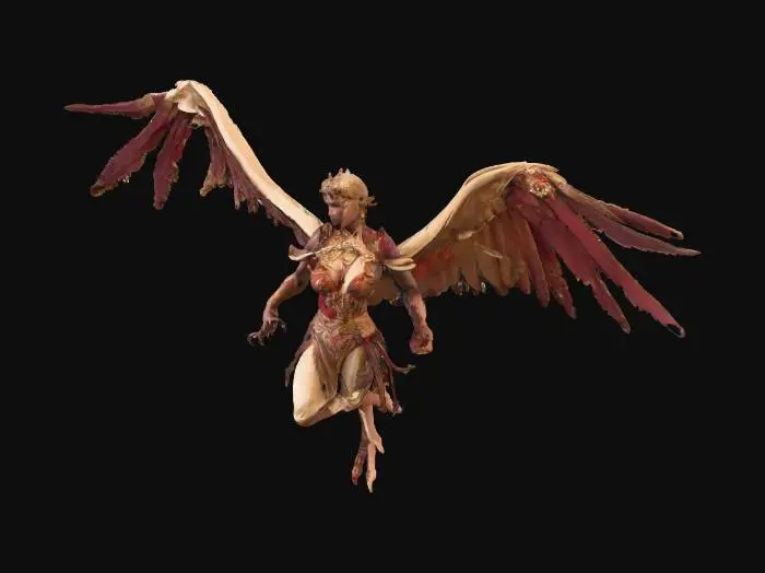 3D model for Winged Guardian