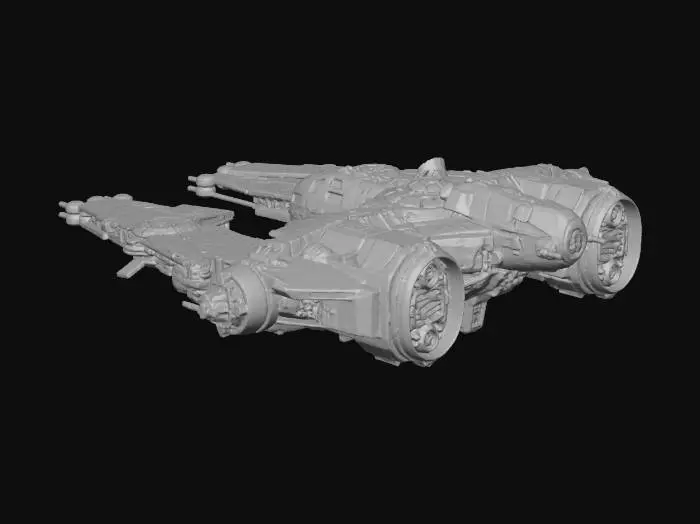 3D model for Starbound Cruiser