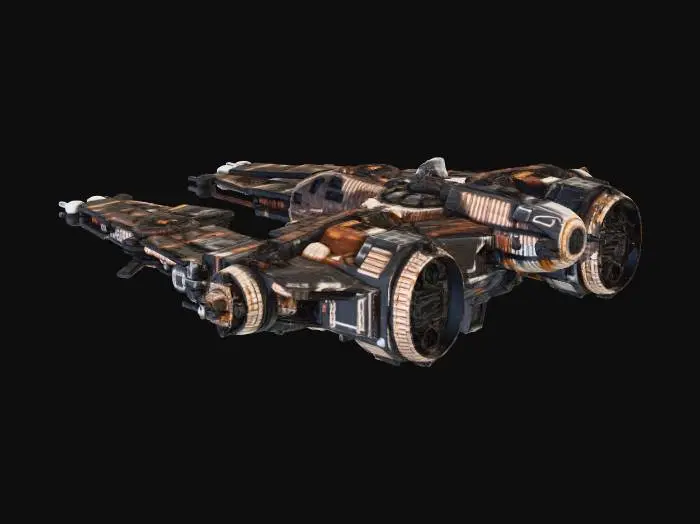 3D model for Starbound Cruiser