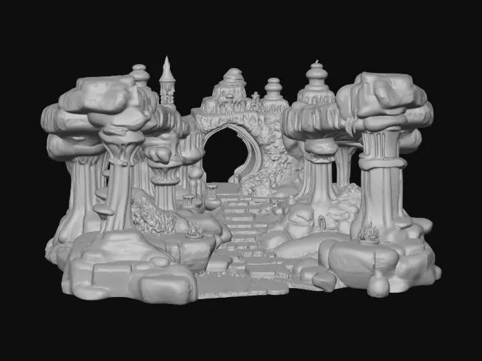 3D model for Mystic Cavern Pathway