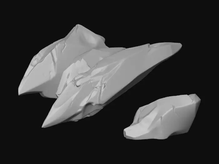 3D model for Amethyst Shards