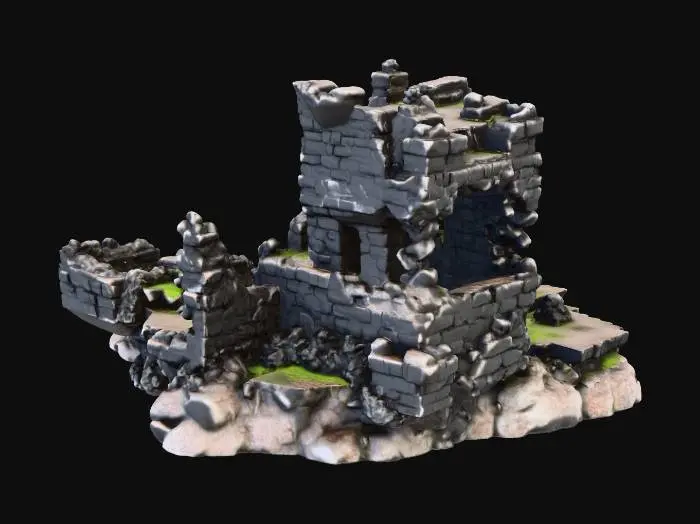 3D model for Dungeon Diorama