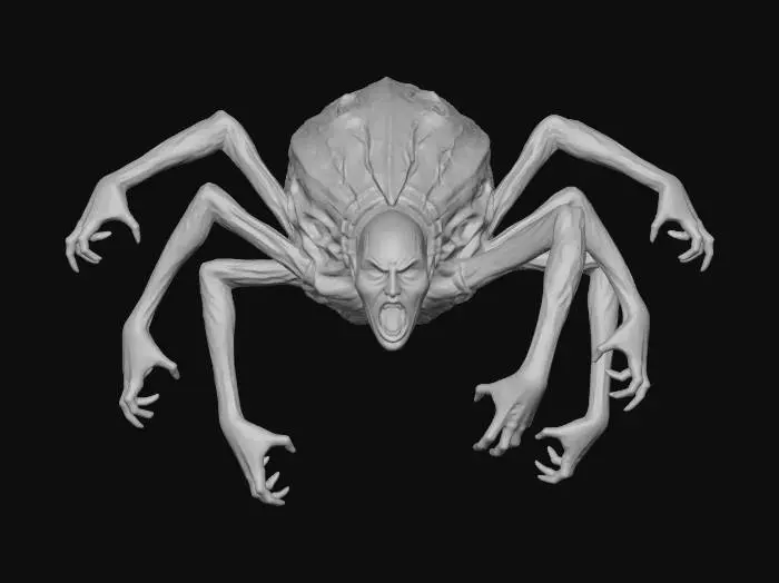 3D model for woman spider
