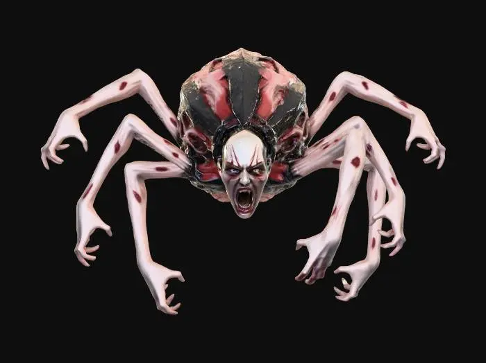 3D model for woman spider