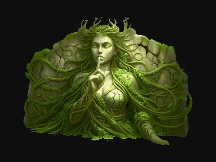 3D model for Whisper of the Forest Goddess