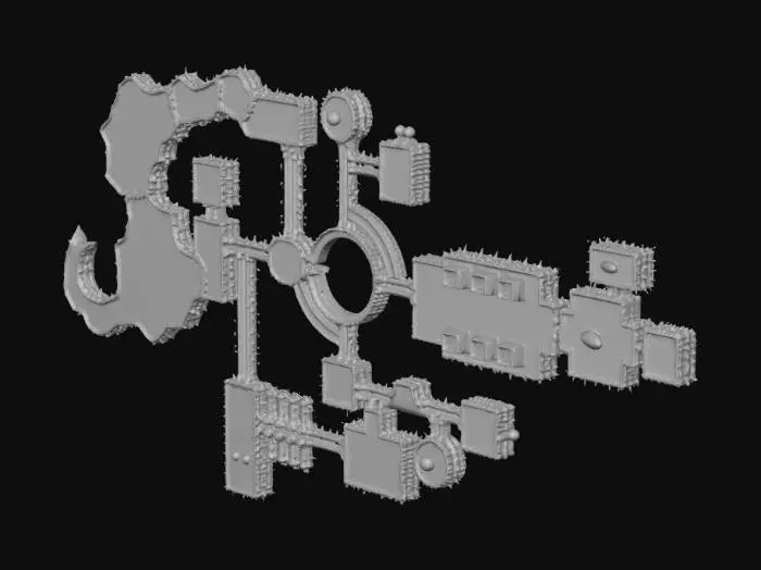 3D model for Cavernous Crossroads