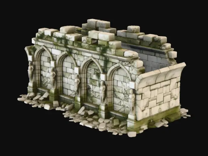 3D model for Ruins of the Ivy Arches