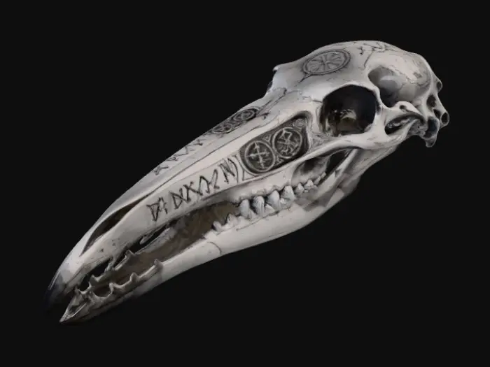 3D model for Runic Skull