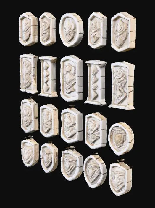 3D model for Stone Emblems Collection