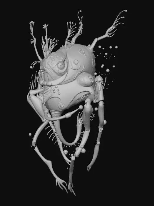 3D model for Intricate Cosmic Insect