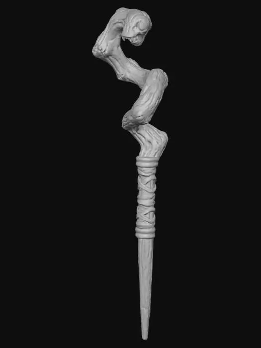 3D model for Serpent Staff