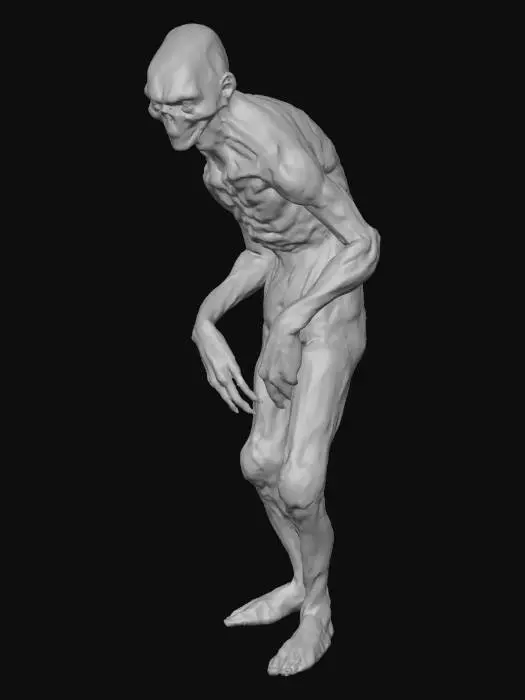 3D model for Green Cryptid