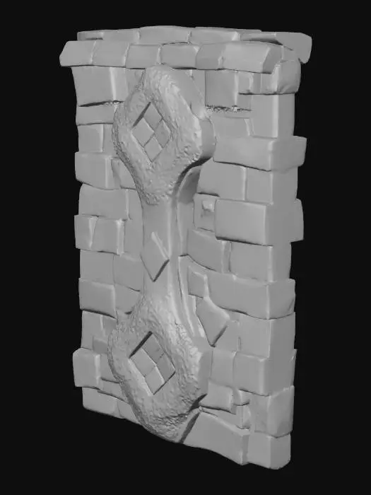 3D model for Stone Runecraft Panel