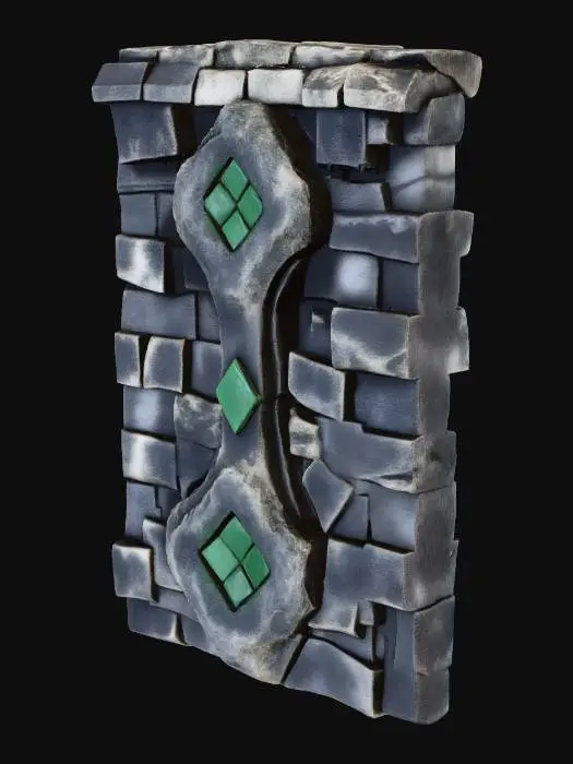 3D model for Stone Runecraft Panel