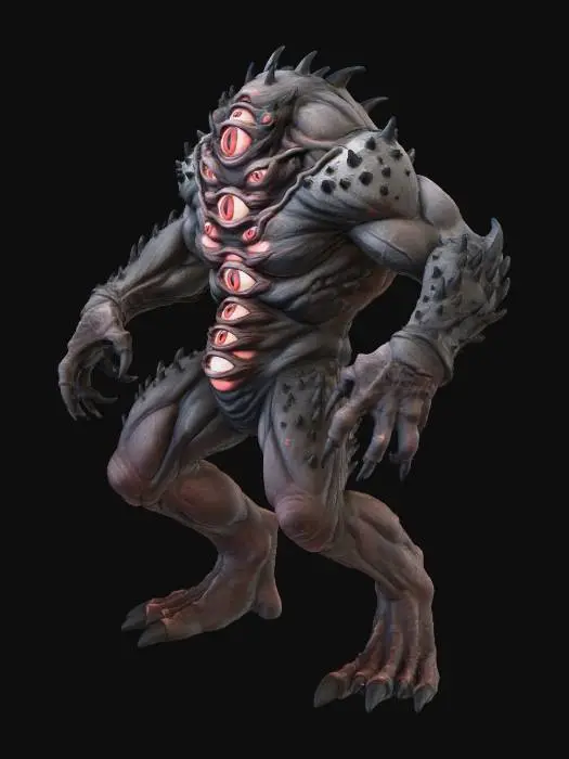 3D model for The Nightmare Sentinel