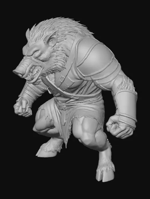 3D model for Wereboar's Challenge