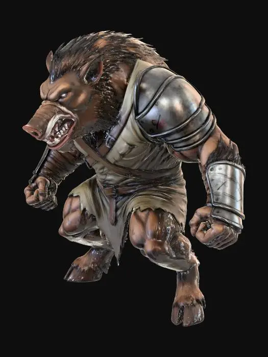 3D model for Wereboar's Challenge