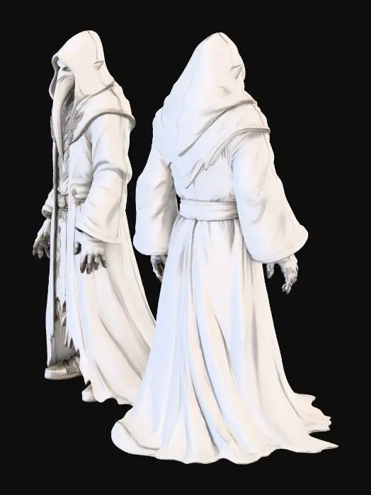 3D model for Plague Doctor's Cloak
