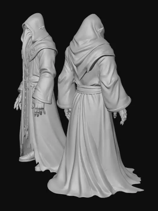 3D model for Plague Doctor's Cloak