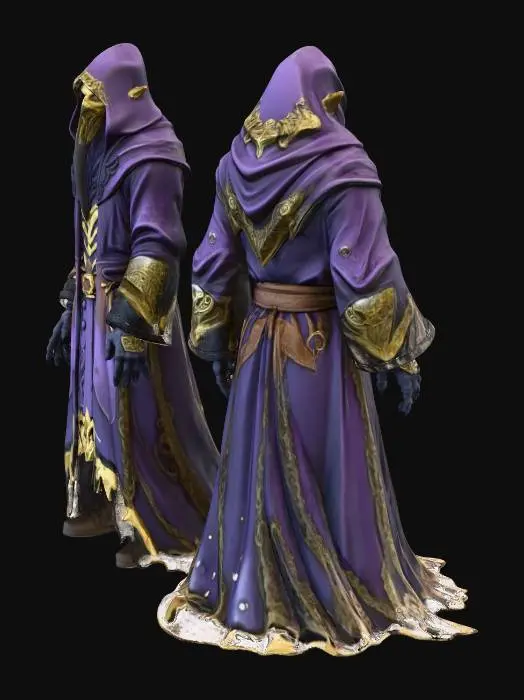 3D model for Plague Doctor's Cloak