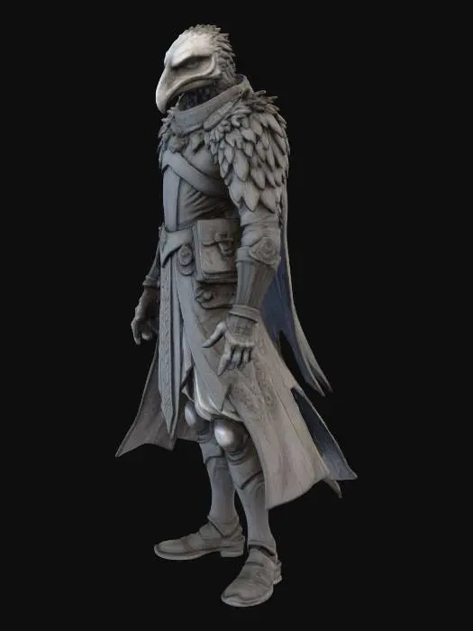 3D model for Avian Knight Design