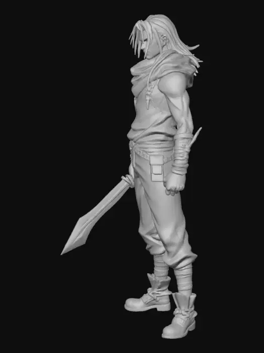 3D model for Warrior Sketch