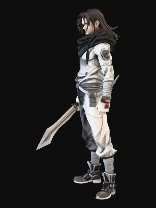 3D model for Warrior Sketch