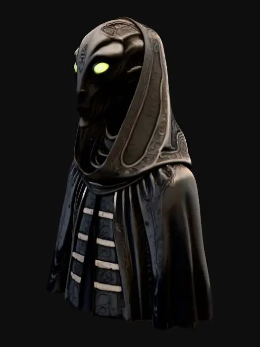 3D model for Alien Sage in Robes