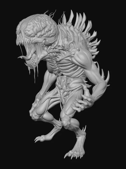 3D model for brain monster