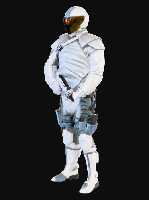 3D model for hunger games peace keeper