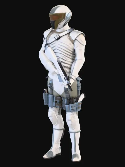 3D model for Space Guardian