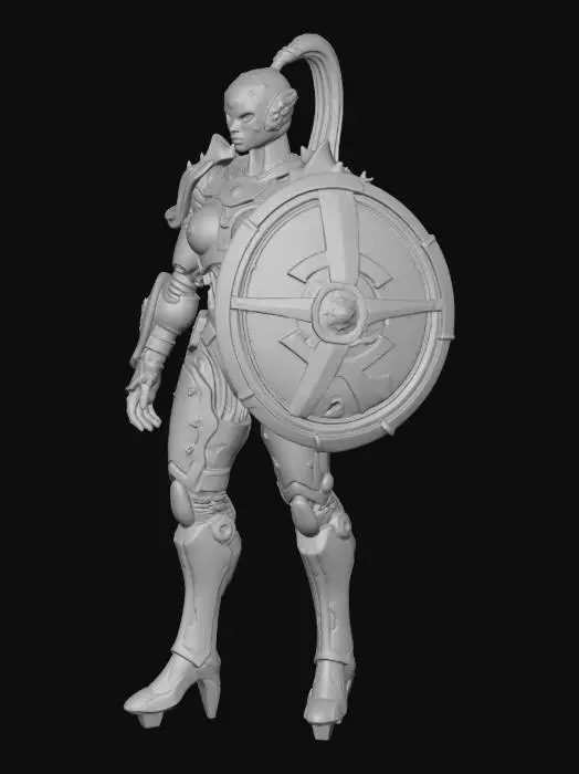 3D model for Cybernetic Guardian