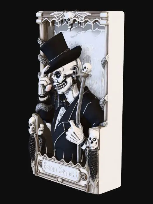 3D model for Baron Samedi Illustration